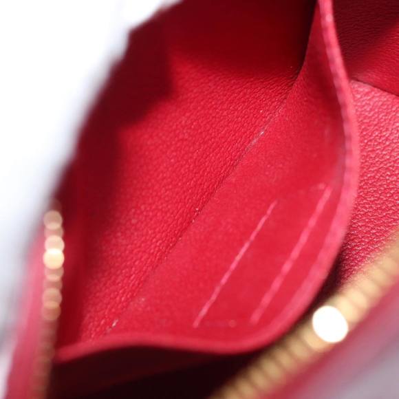 LOUIS VUITTON Vernis Pochette Cosmetic Pouch Pomme D'amour M91496 LV Auth 75151 - Picture 11 of 16